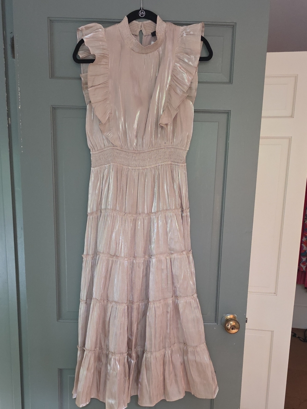 WISHLIST Elegant Midi Ruffle Dress - Picture 5 of 7